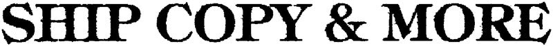 Ship Copy & More