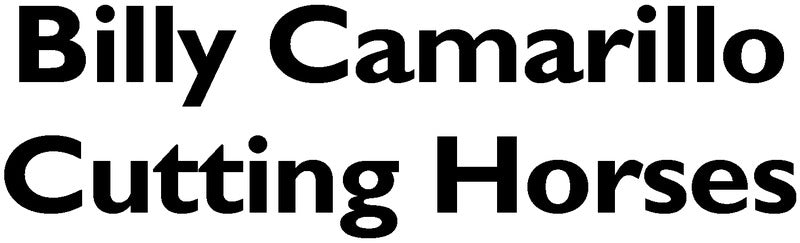 Billy Camarillo Cutting Horses