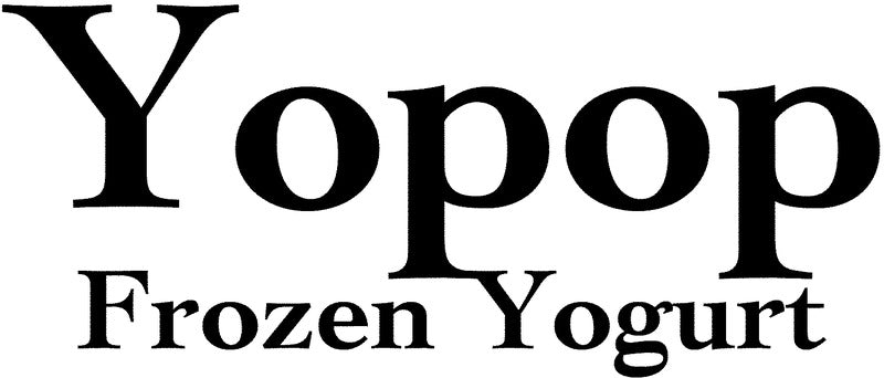 Yopop Frozen Yogurt