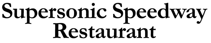 Supersonic Speedway Restaurant