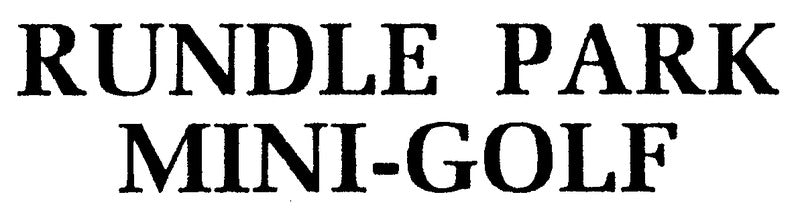 Rundle Park Mini-Golf