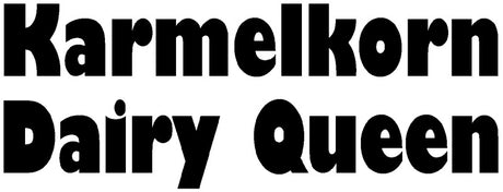 Karmelkorn Dairy Queen