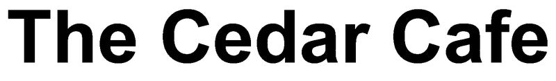 The Cedar Cafe