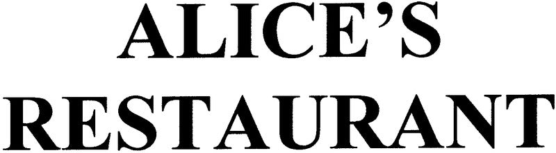 Alice's Restaurant