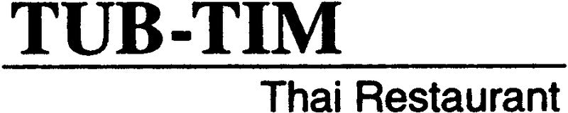 Tub-Tim Thai Restaurant