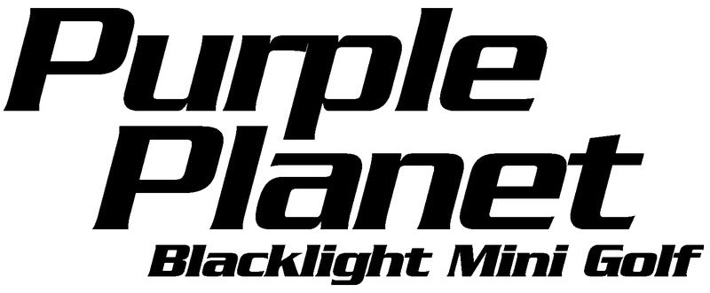 Purple Planet Blacklight Mini Golf