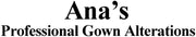 Ana's Professional Gown Alterations